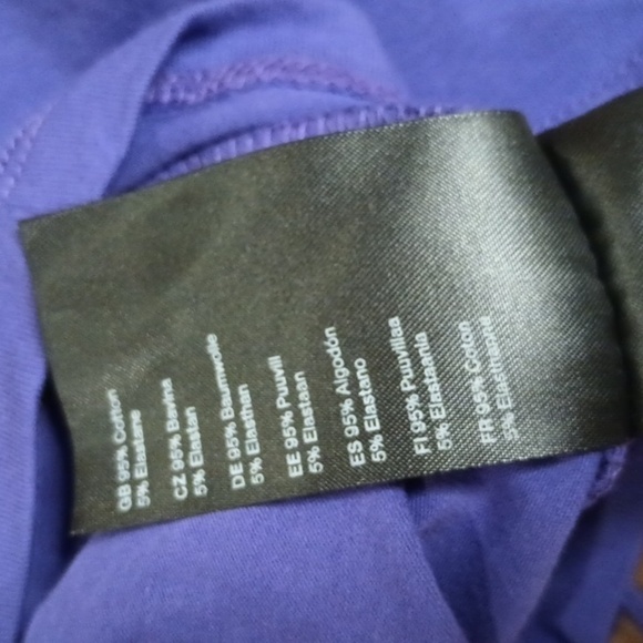 Weekday Purple Halter Shoulderless Crop Top GGG - Picture 5 of 5